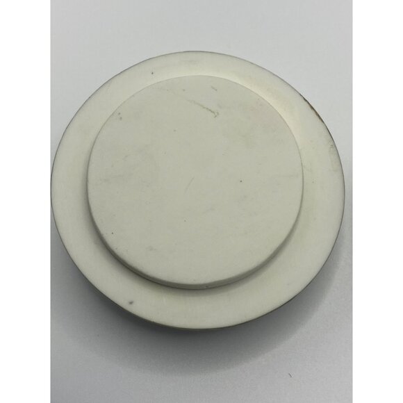 Handcrafted Dezine Floral Ceramic Trinket Box With Lid - Pastel Roses & Gold Tri - Picture 8 of 12